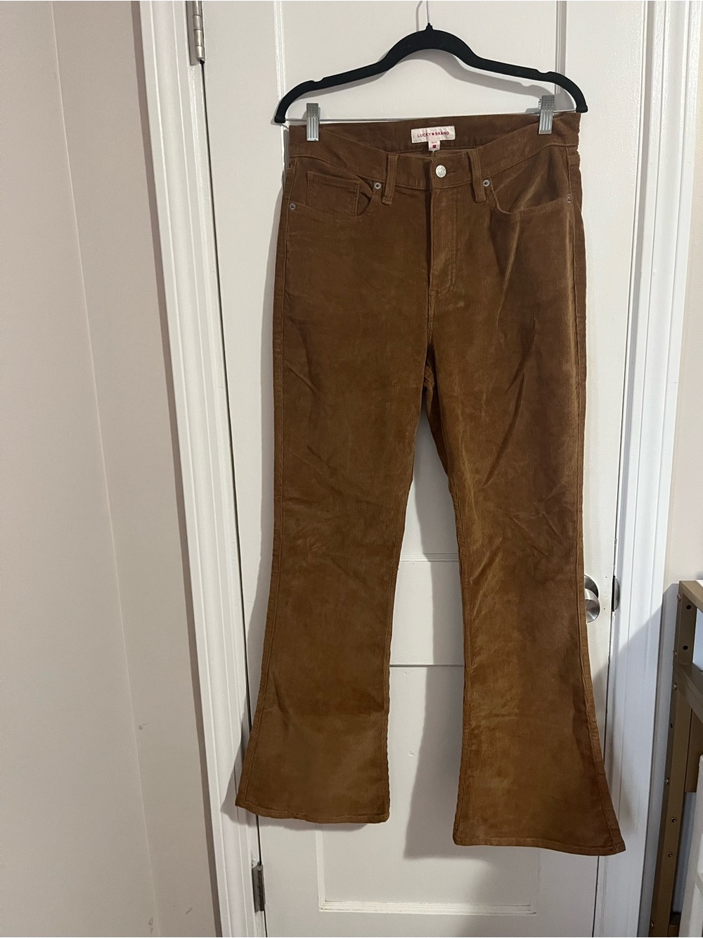 Lucky Brand Brown Corduroy Flare Jeans